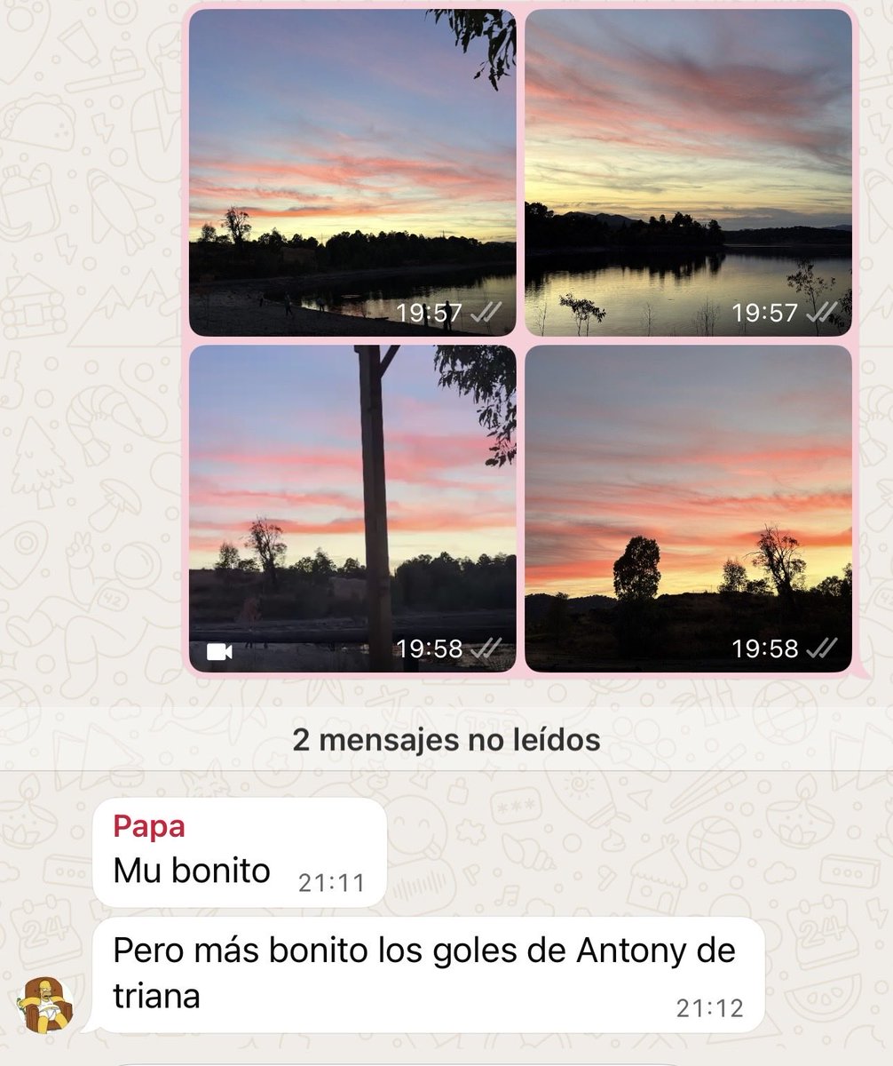 Mi padre ha hablado