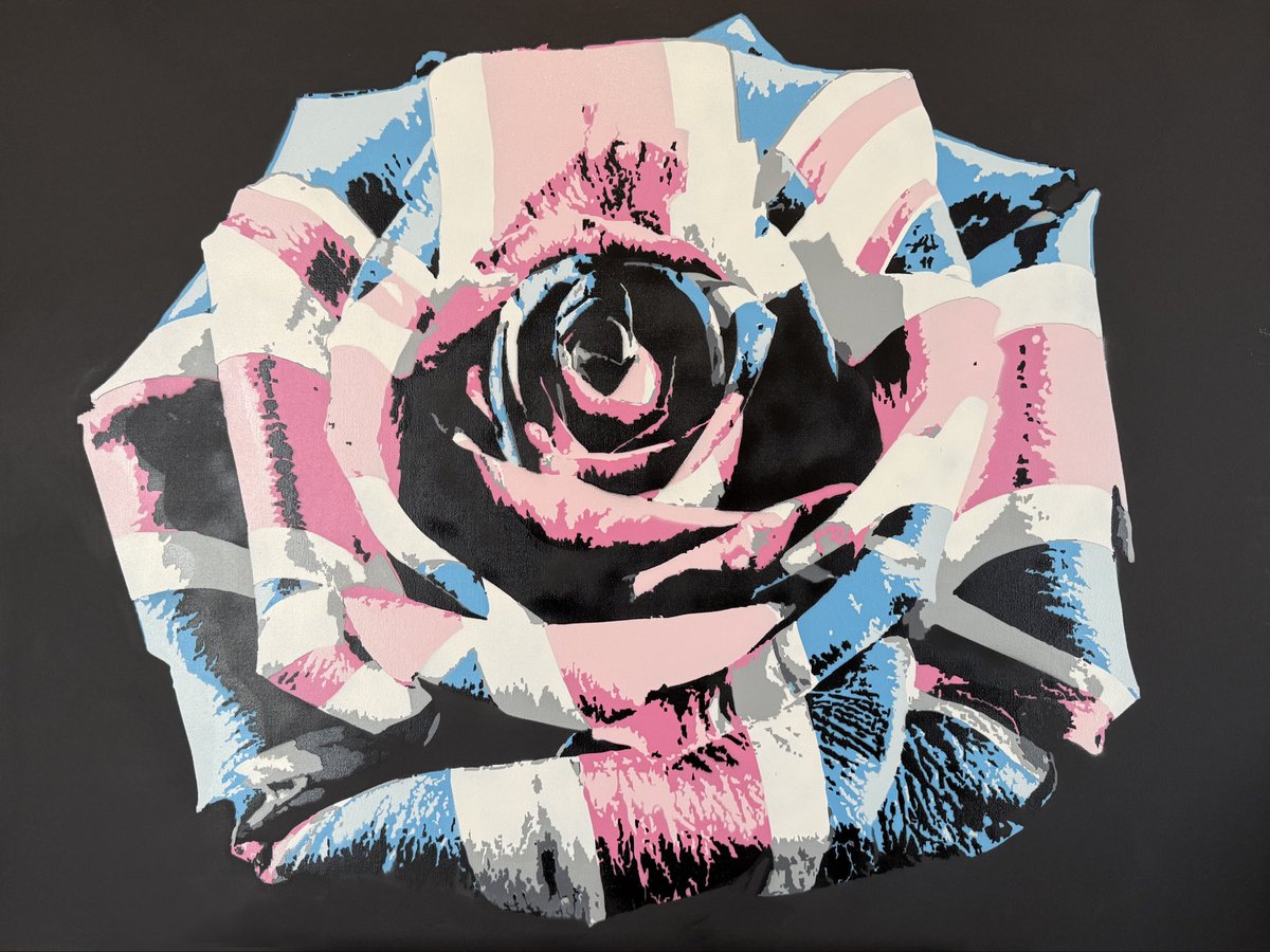 BillyMorrison's tweet image. Clearly in my “Pink and Blue Phase” 😂 EARTH MOTHER (pink) - 36” x 36” acrylic and spray on canvas. Available. Email info@billymorrisonart.com or direct message for more details.