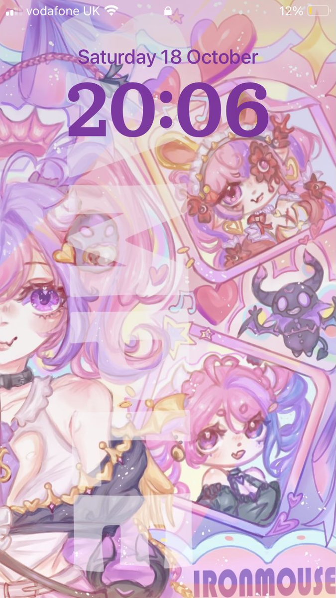 Jasagonnn's tweet image. Ironmouse iphone wallpaper now available on my vgen!! 💖✨
#Ironmouseart