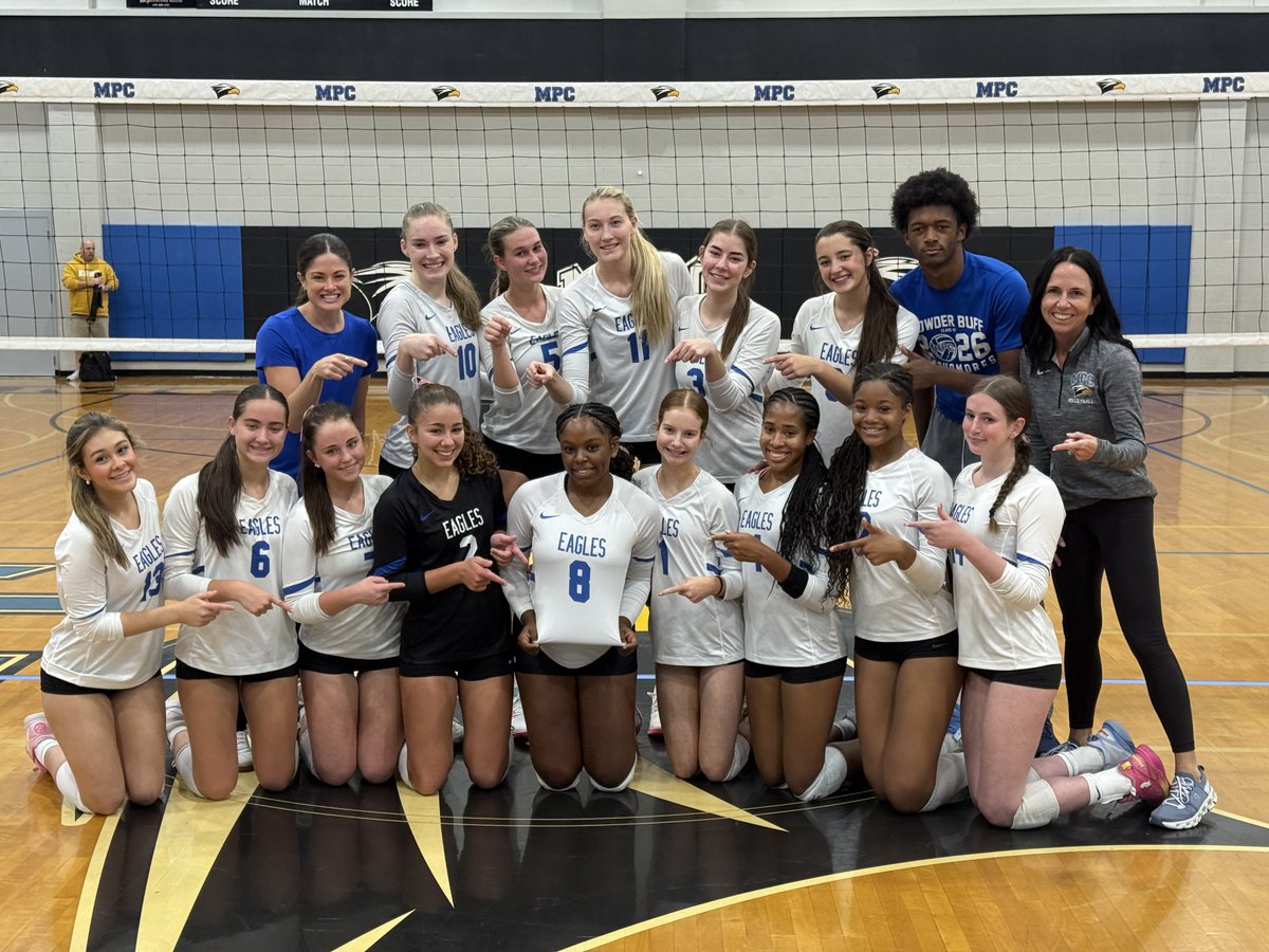 mawalker_MPCAD's tweet photo. HUGE Day for @MPCAthletics 🦅
#MPCVolleyball advanced to the @OfficialGHSA State Elite 8 with a 3-0 win over TWS 📈
#MPCCheer bringing home top honors from Woodstock.
Varsity - 🏆
JV - 🏆
MS Comp - 🥈 https://t.co/up6T4DPYio
