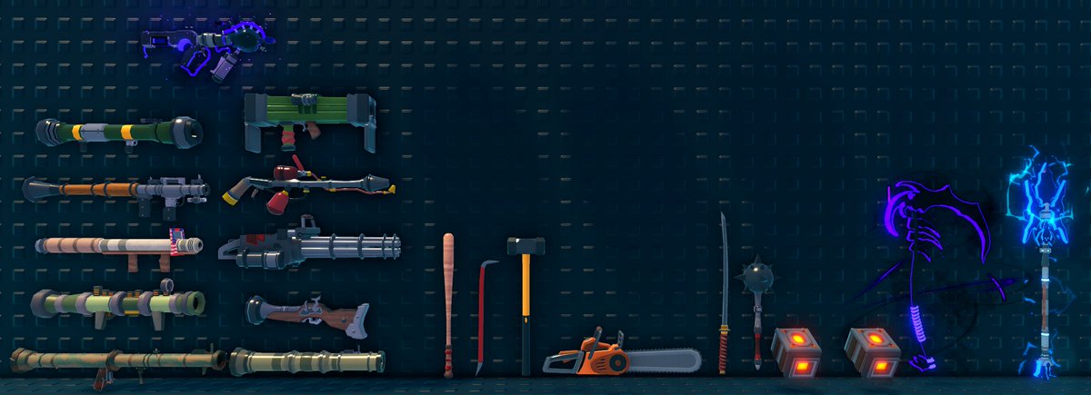 Dynamite52500's tweet image. Some more weapons🚀

#gamedevelopment #roblox #Builder #modeler