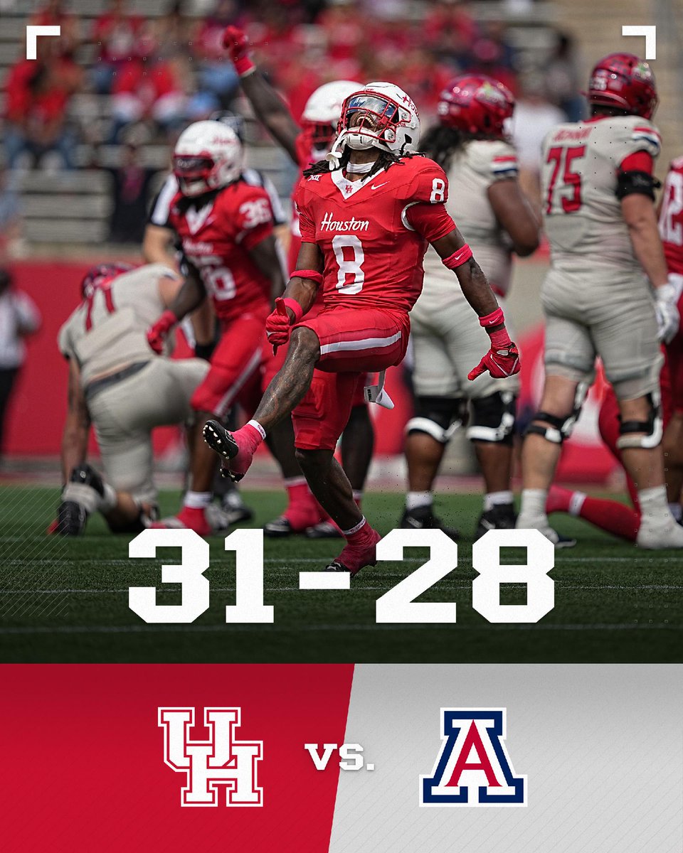 With today’s win against Arizona, the Coogs are officially BOWL ELIGIBLE! 🔥