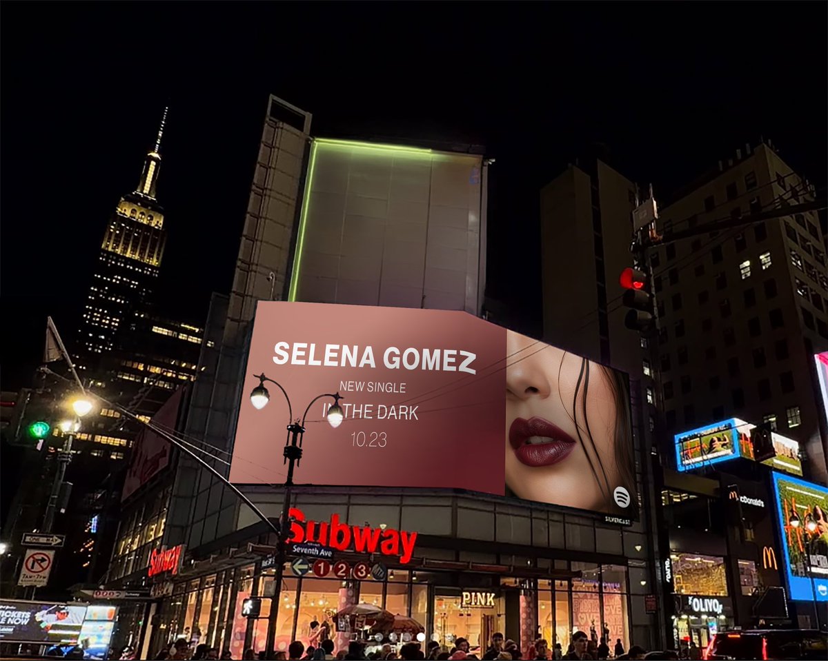 SELENAAAAA. Stream “in the dark” by Selena Gomez on Oct. 23!!!!!!! Keep promoting guys.