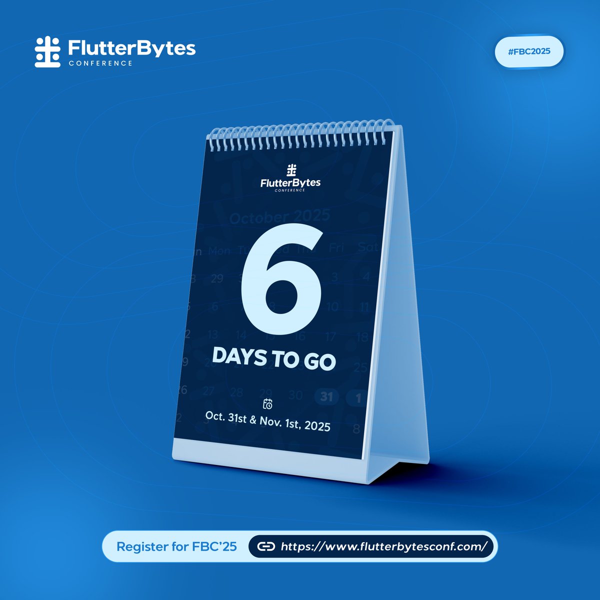 flutterbyteconf's tweet image. 6 days left!
Get ready to level up your skills at #FBC25. We've got sessions on AI, UI/UX, testing, native, web, TV apps, performance optimisation and more.
So far, from the speaker lineup, what are you most excited to learn?
Get your ticket: bit.ly/FBC25-Tickets…