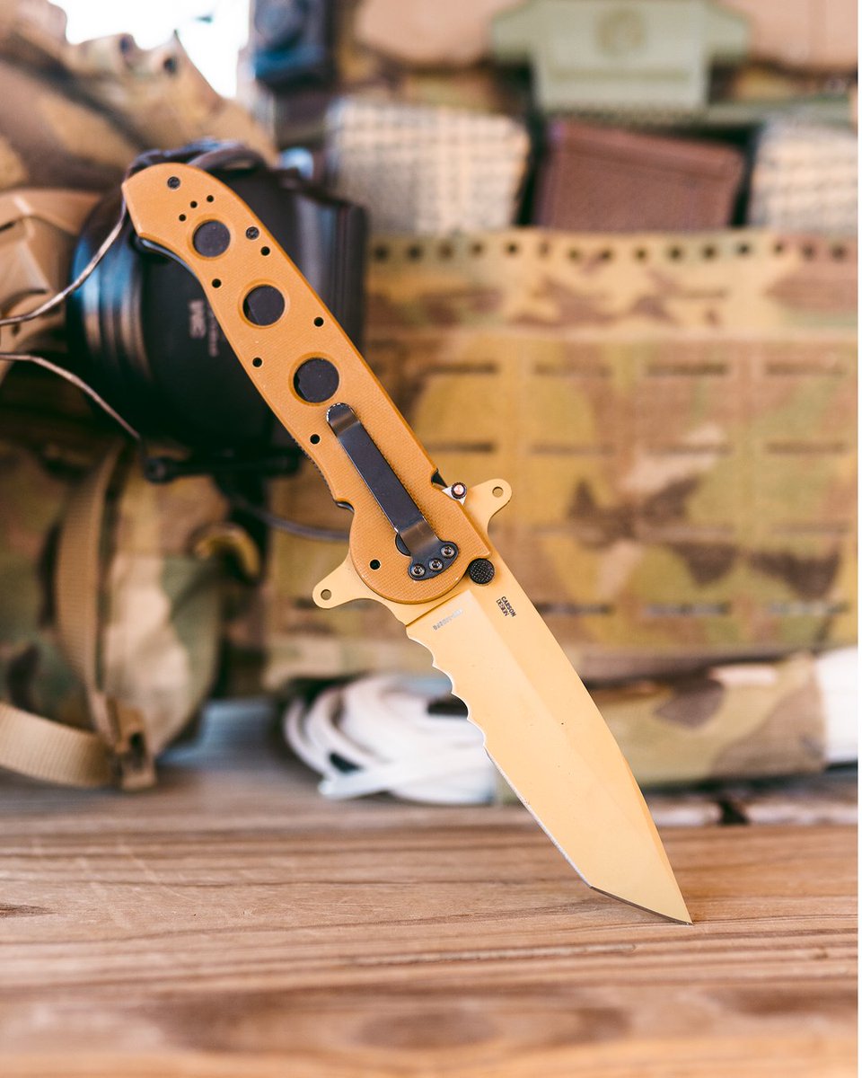 Built from Kit Carson’s Special Forces design, the M16®-14DSFG brings full-size strength to unforgiving terrain.  TiNi-coated tanto blade, Veff Serrations™, G10 handles, and Automated Liner Safety—all in Desert Tan.

Get yours. Link 👇
ow.ly/ibgb50XevSJ
