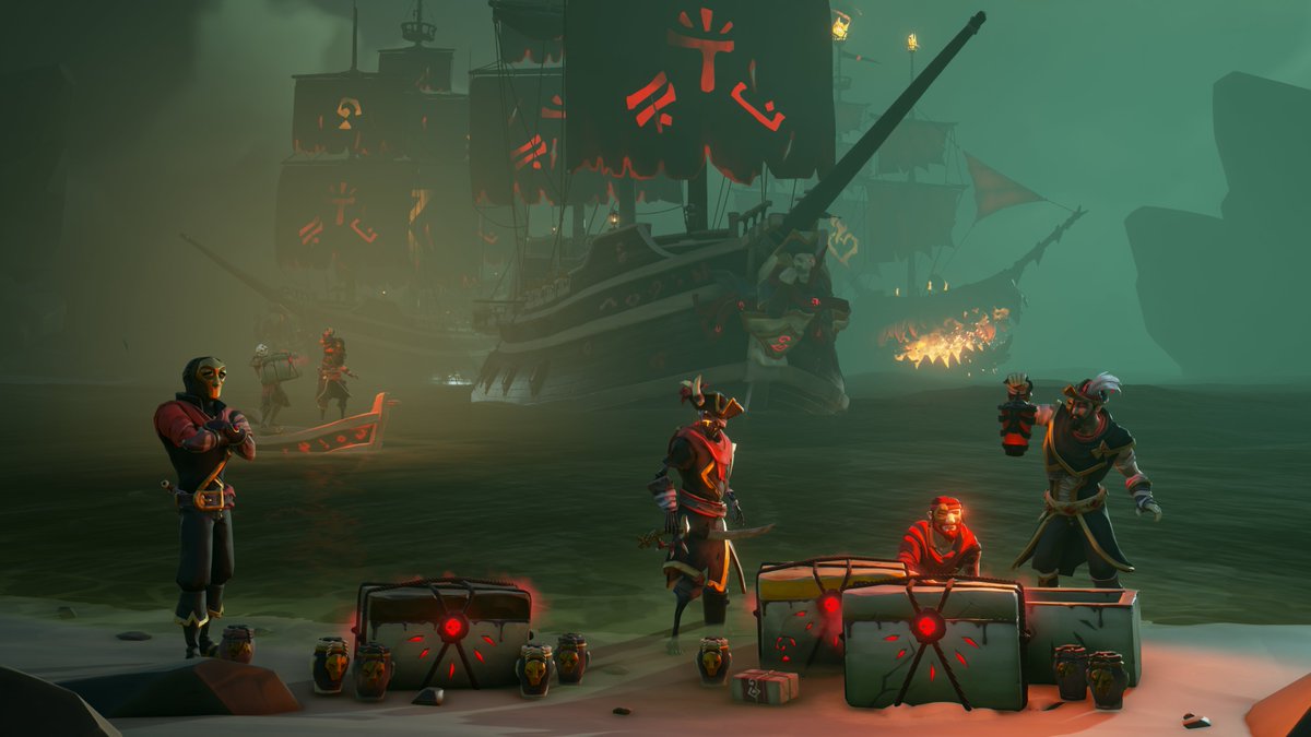 "Finally, we will break the seals and the Reaper's chests will open. The soul flames will burn once more and weaken the veil between."

#SoTShot Theme: Haunted Hulls
#SeaOfThieves <a href="/SeaOfThieves/">Sea of Thieves</a>