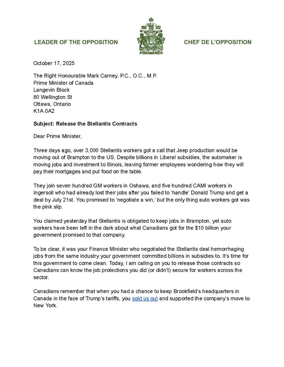 Pierre Poilievre tweet media