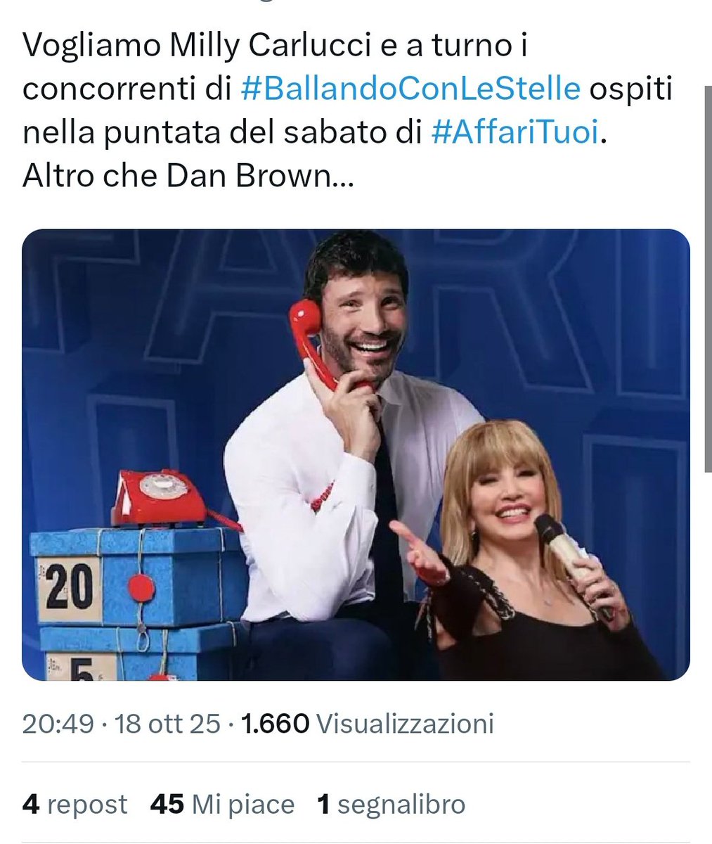 Ovviamente la rosicata dal solito noto è arrivata dopo giorni. Evidentemente non è proprio scesa giù. 👀
#LaRuotaDellaFortuna