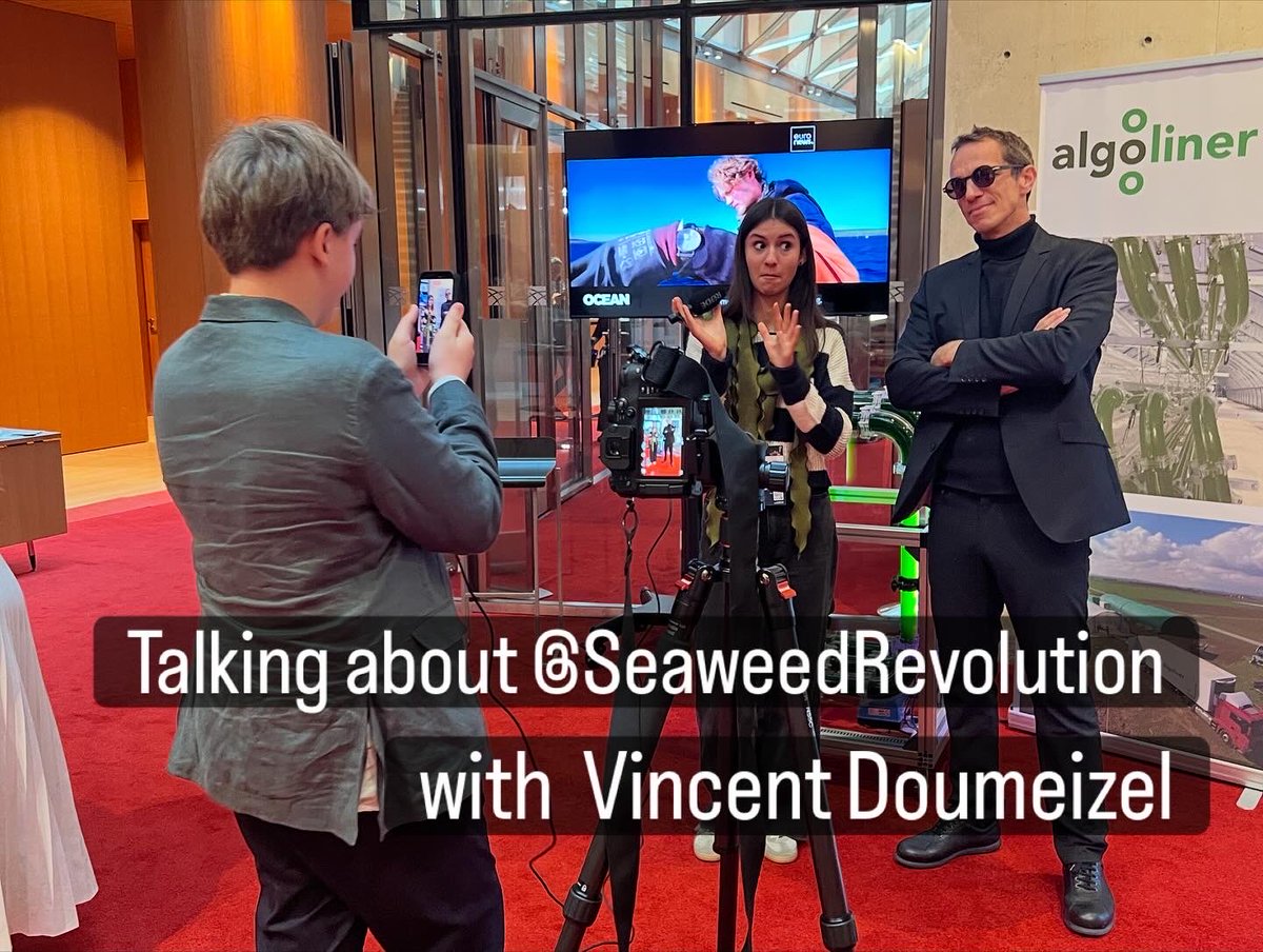 hidden_plastic's tweet photo. We returned from an amazing TWO days at the 2nd EU Algae Awareness Summit 🪸
  
The summit included…
🪸Talks from role models in the seaweed sector 🤩
🪸Seaweed-based food, drinks and samples!
🪸Interviews recorded - especially on non-plastic solutions! #EU4Algae #EMFAF #EU https://t.co/NEEeaptBE2