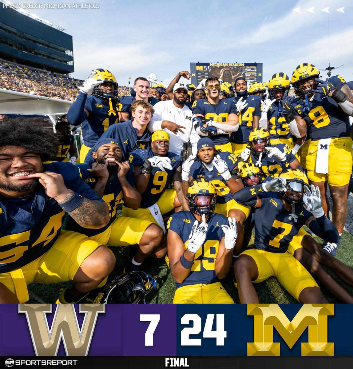 WOLVERINES WIN!!! Michigan dominates Washington!!
