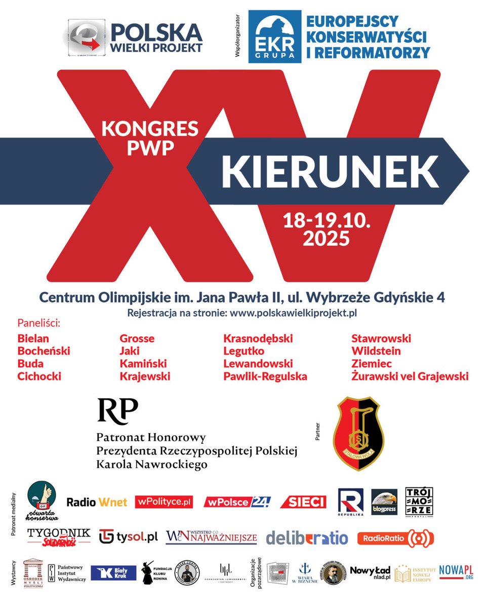 Już jutro kontynuacja arcyciekawego wydarzenia - XV Kongres Polska Wielki Projekt w Warszawie❗️

O godz. 16.00 rusza panel, w którym mam zaszczyt uczestniczyć. 

O tym czy właśnie obserwujemy moment konstytucyjny w Polsce i UE będę rozmawiał z prof. Zbigniewem Stawrowskim,