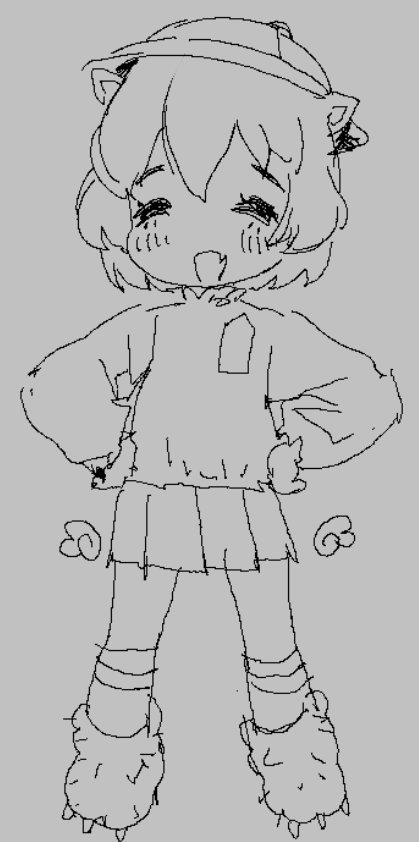 Ohbunti's tweet photo. 4 random chils doodle https://t.co/AmaREp1NIc