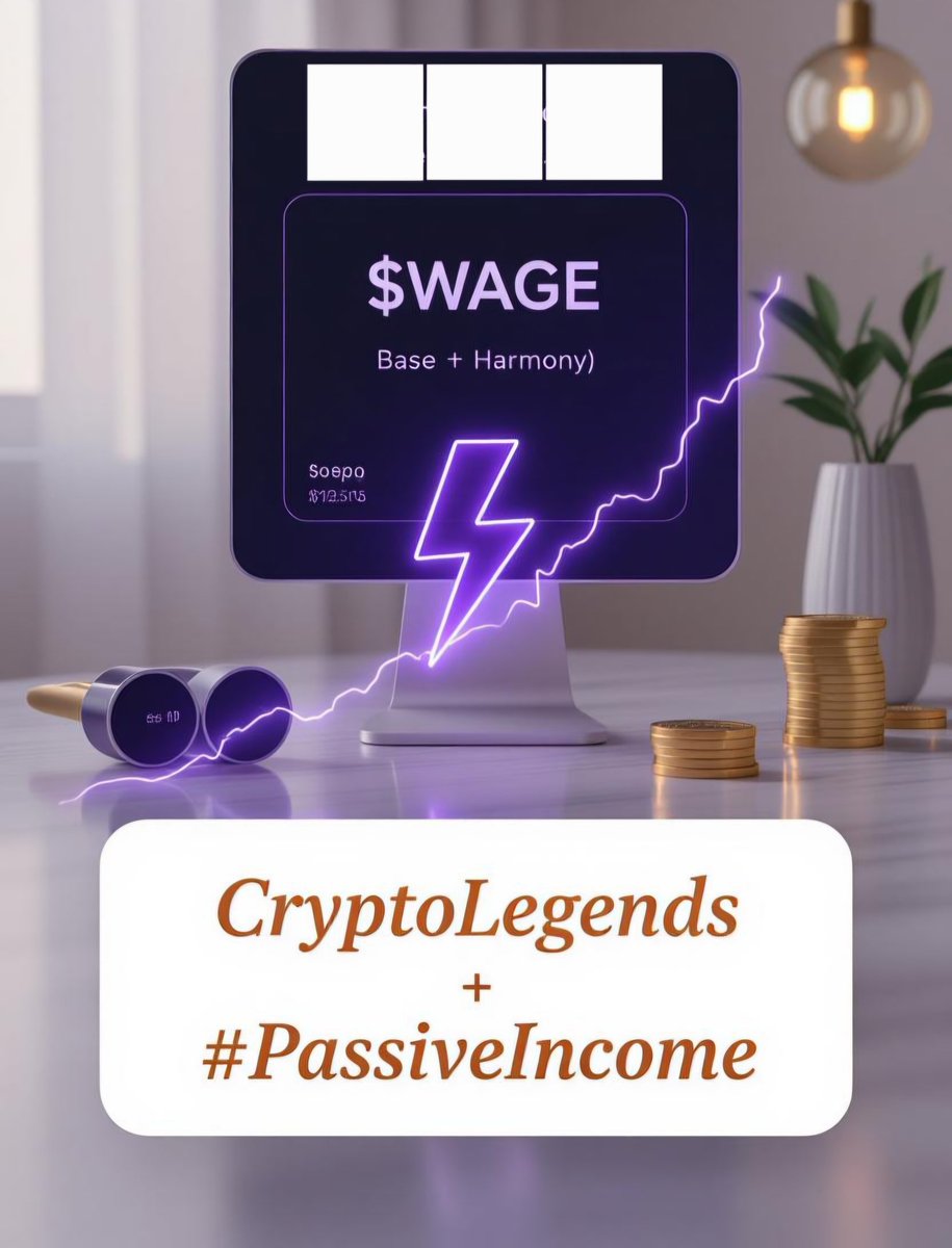 Liquidity
🌐 Trade $WAGE on:
• swap.harmony.one
• Uniswap v3 (Base + Harmony)
DeFi access made simple ⚡
#CryptoLegends #PassiveIncome