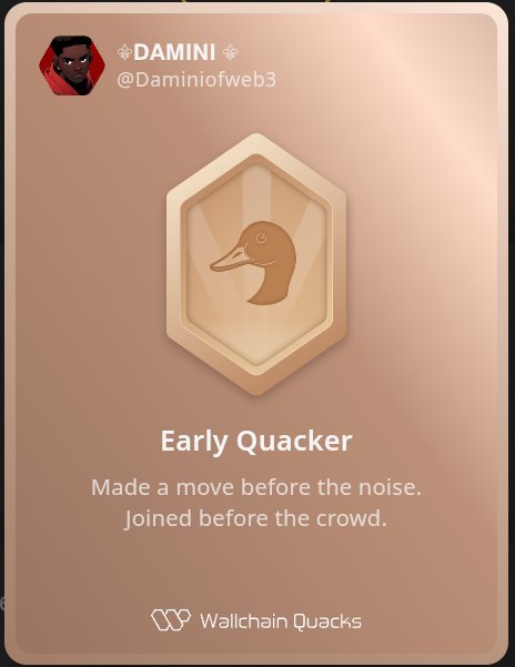 Daminiofweb3's tweet image. I believe in @wallchain_xyz 🦆

I will be eligible for the Genesis NFT.

I quack about @idOS_network 🚀

I support my friends.

I am gonna make it.

PASS IT ON.