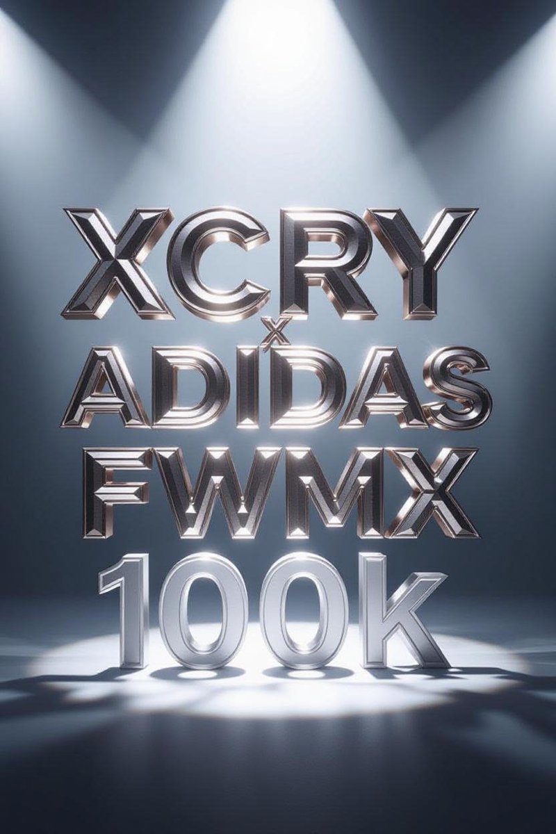 Hemos llegado a la meta fijada en menos de 24 horas de tendencia, las Cryboyers siempre rompiéndola y superando sus propios límites batiendo récords.
100K logrados y ahora a seguir por los 150K porque el evento lo vale
XCRY X ADIDAS FWMX