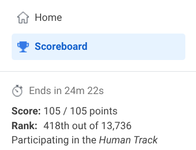abhishekcode42's tweet image. Just finished solving all problems. Let&apos;s see if the system test passes for all🤞

For non-tech folks, yes now competitve programming contests have two tracks: Human track and AI track :D