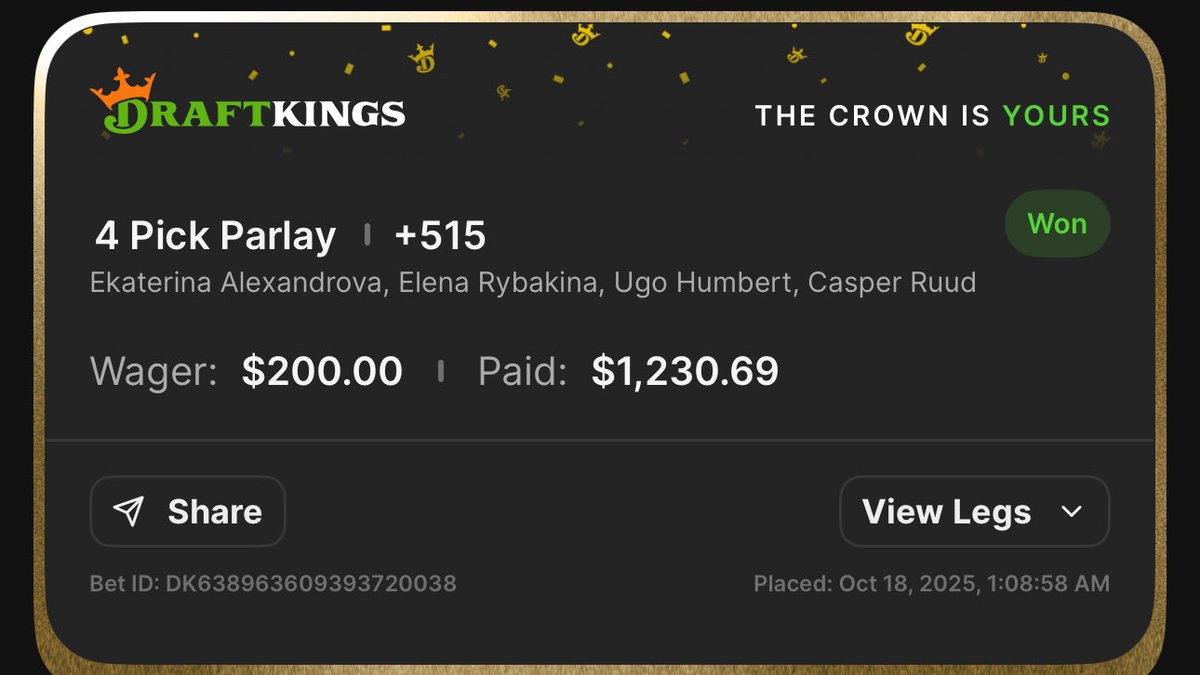 TellEmLou's tweet image. Can i call myself a gambler yet?