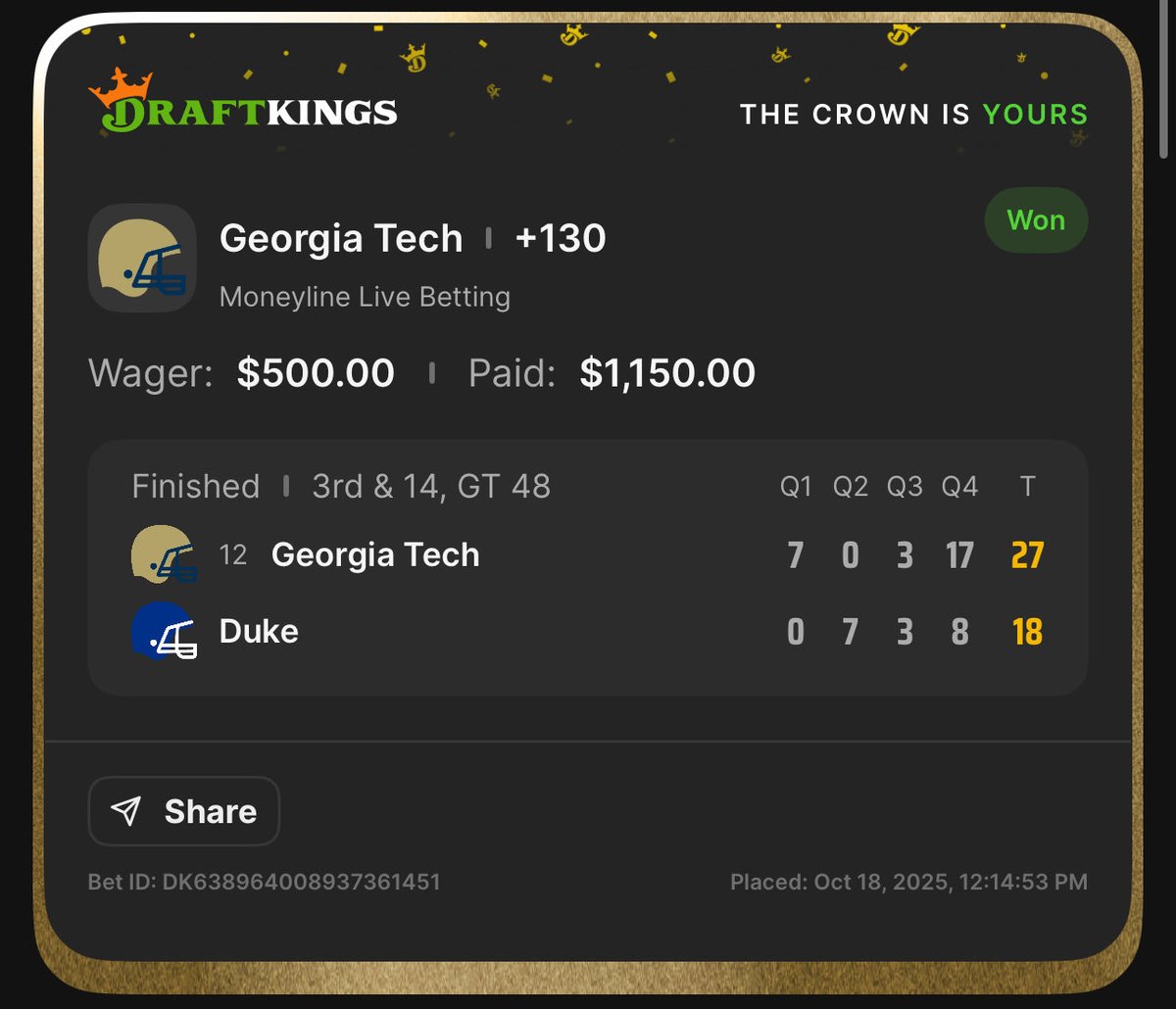 TellEmLou's tweet image. Can i call myself a gambler yet?