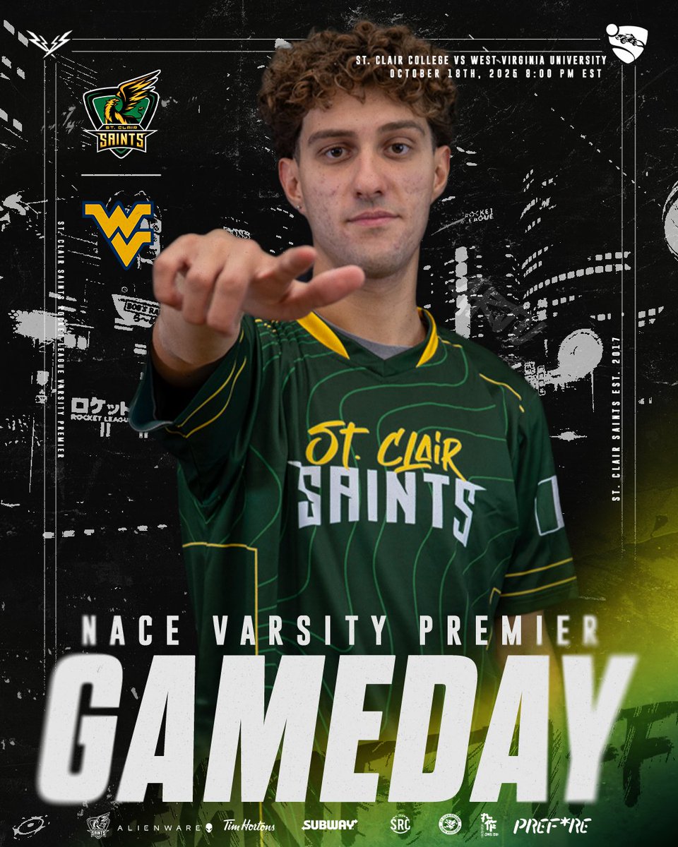 See you tonight 🫵

#SaiontsRL Green (7-1) vs. <a href="/WVUEsports/">WVU Esports</a> (5-1)