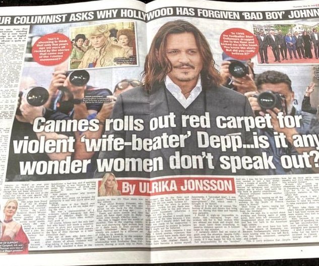raleighsupes's tweet photo. never forget that, a year after "winning" in VA, johnny depp was called a wifebeater by the sun tabloid &amp; he couldn't sue them because they'd already proven that he did in fact beat his wife and so calling him a wifebeater is accurate https://t.co/tdN0HAvqNG