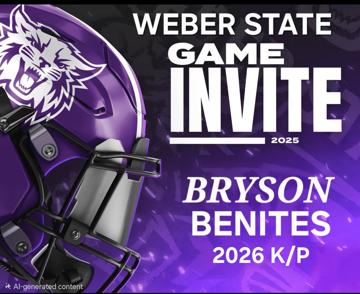 Super excited for another game day visit, Nov. 1st.   This time it will be to <a href="/weberstatefb/">Weber State Football</a>.  Excited to see the campus and meet the coaches in person.  GO WILDCATS!!!
<a href="/Chris_Sailer/">Chris Sailer Kicking</a> <a href="/kickerupdate/">Kicker Update</a> <a href="/KohlsKicking/">Kohl's Kicking Camps</a> <a href="/KennyDillingham/">Coach Dillingham</a> <a href="/JakeHurst69/">Jake</a> <a href="/kickdoctor/">Paul Assad</a> <a href="/CalHiSports/">Cal-Hi Sports</a>