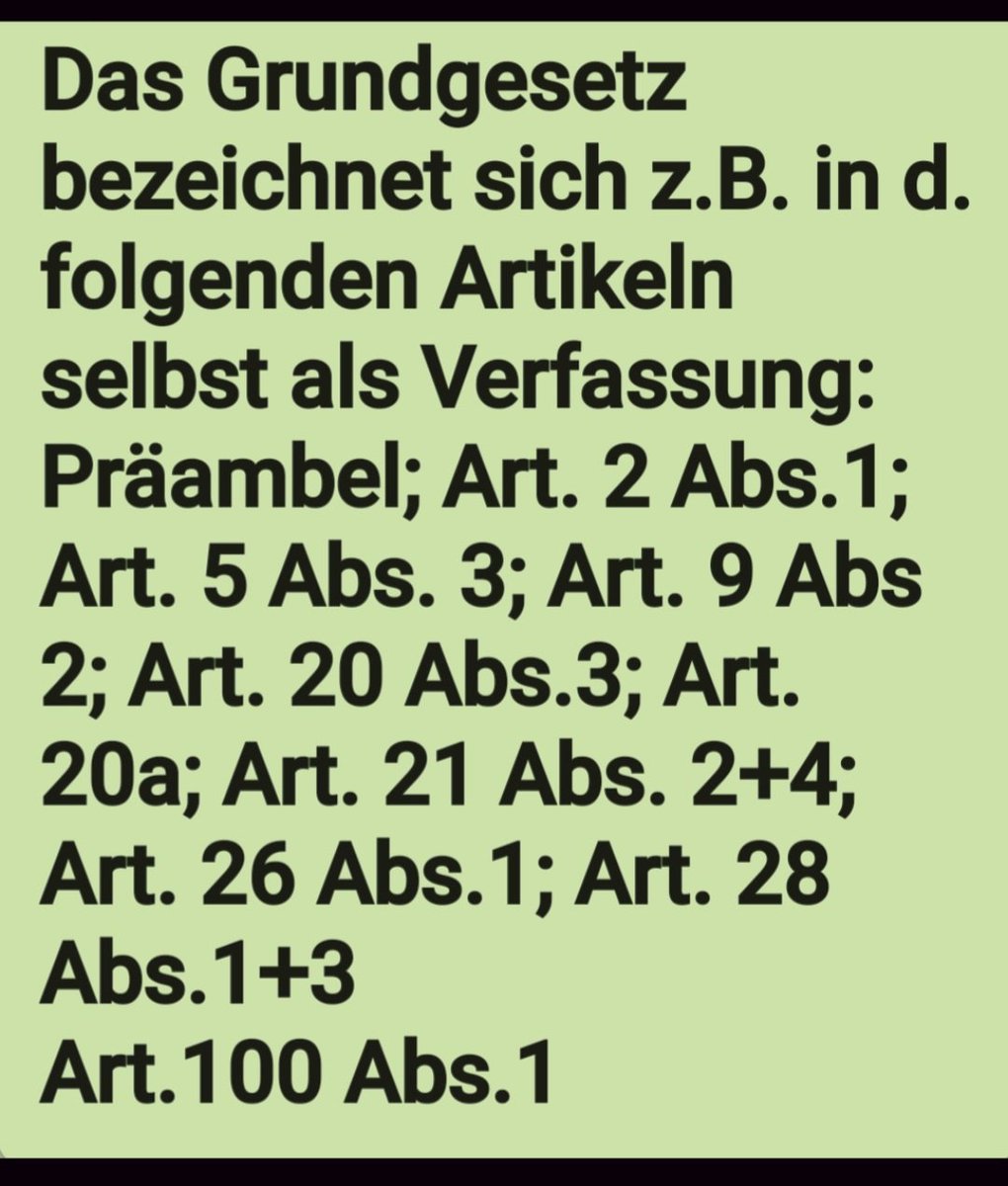 Und weil Sie argumentativ gescheitert sind, blocken Sie feige wie ein kleiner Junge,  <a href="/whoiswhow2/">Monkey D X</a>. Hätten Sie das GG je selbstständig gelesen, hätten Sie herausfinden können, dass das Grundgesetz unsere Verfassung sein MUSS. 😃👇