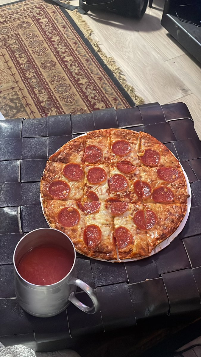 Frozen pizza and a strawberry daiquiri. There’s a certain political party that is livid right now.
