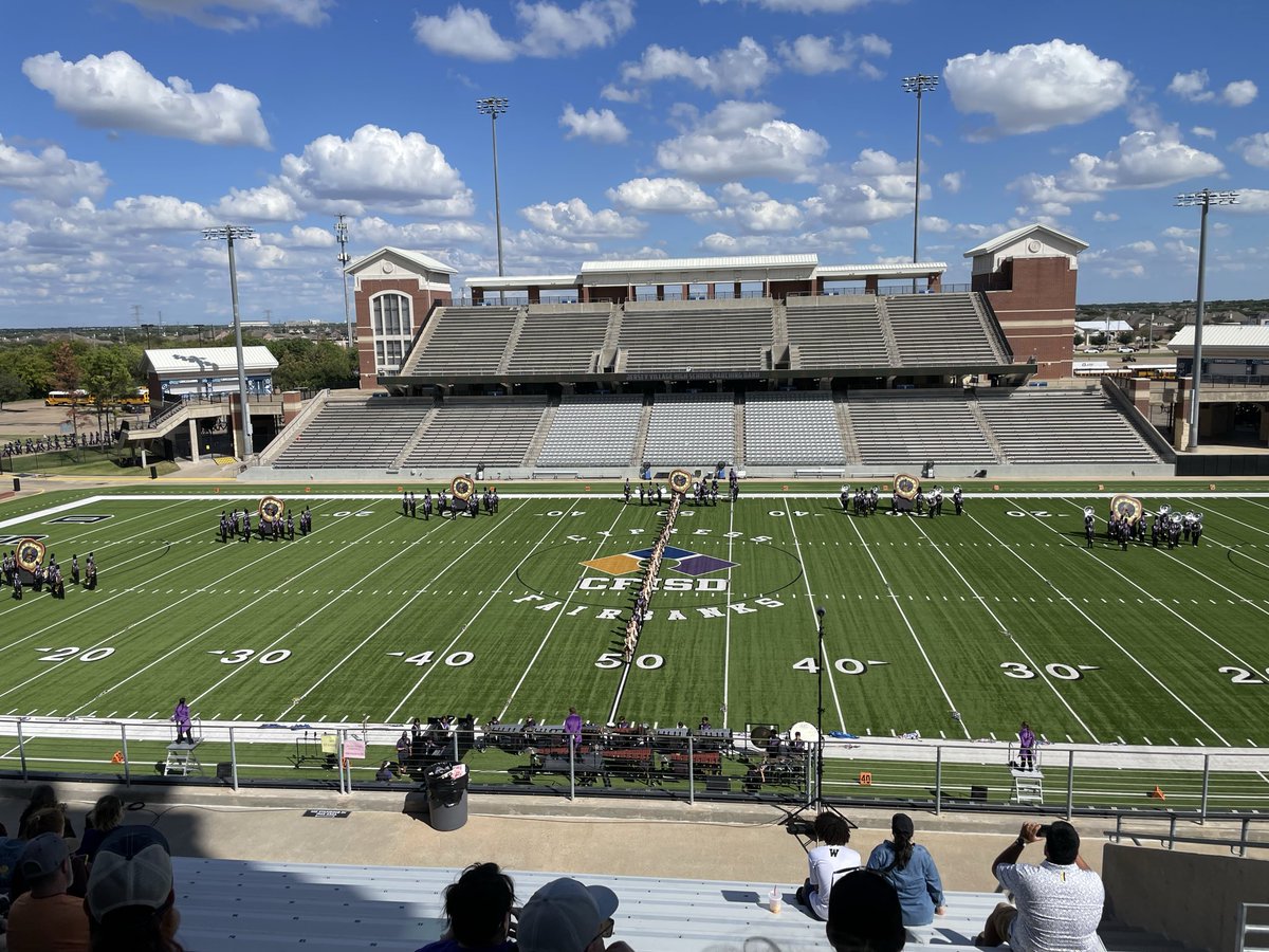 At the UIL Region Marching Band Contest! Our Falcons ROCKED it!!!  Their hard work showed!!!! <a href="/JVHSFalconBand/">Jersey Village Band</a>