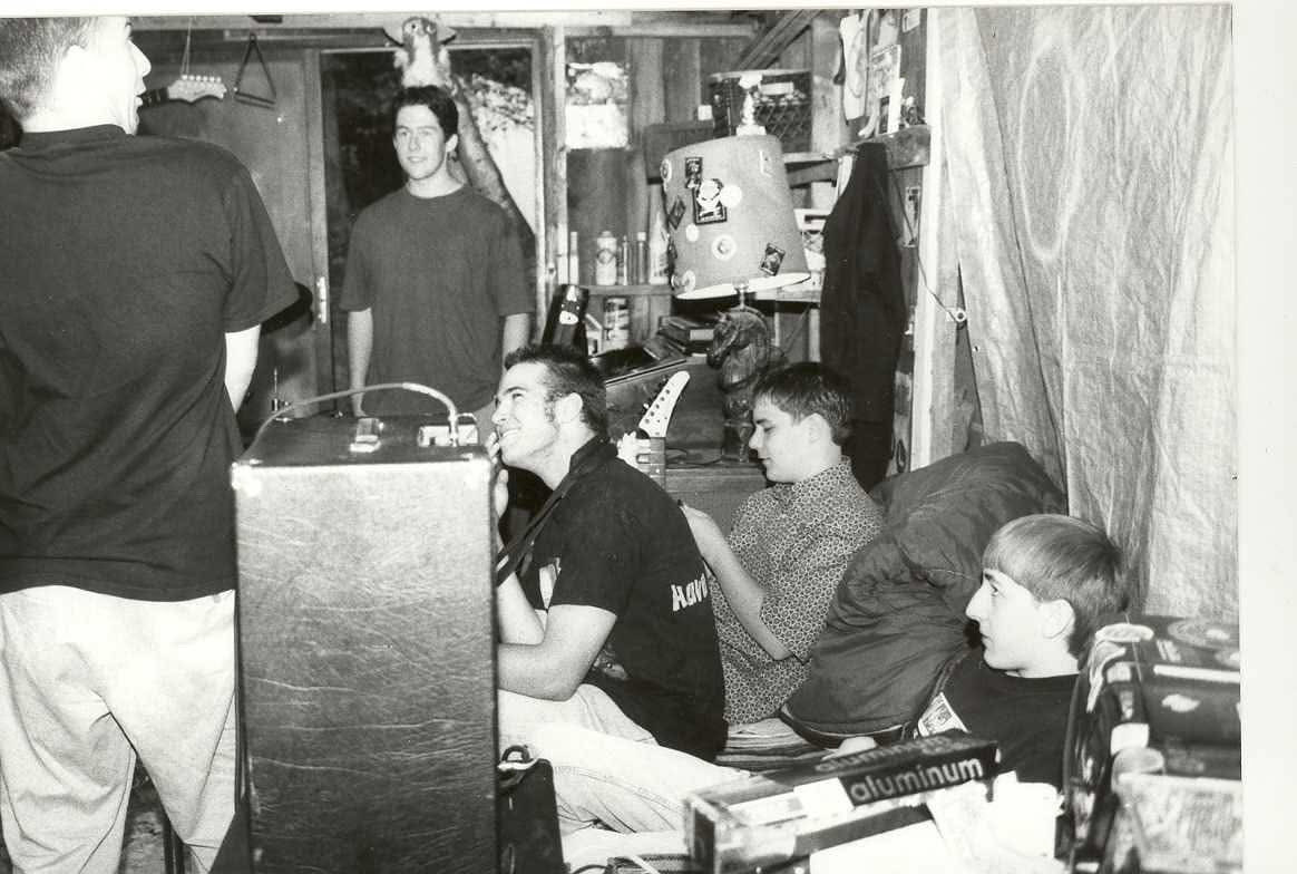 Band practice! 1999! Monson, MA! #aluminiumfoil #ska #punk #rasta #funk #indecentproposal #ladieswithlocks #skarmyofdarkness