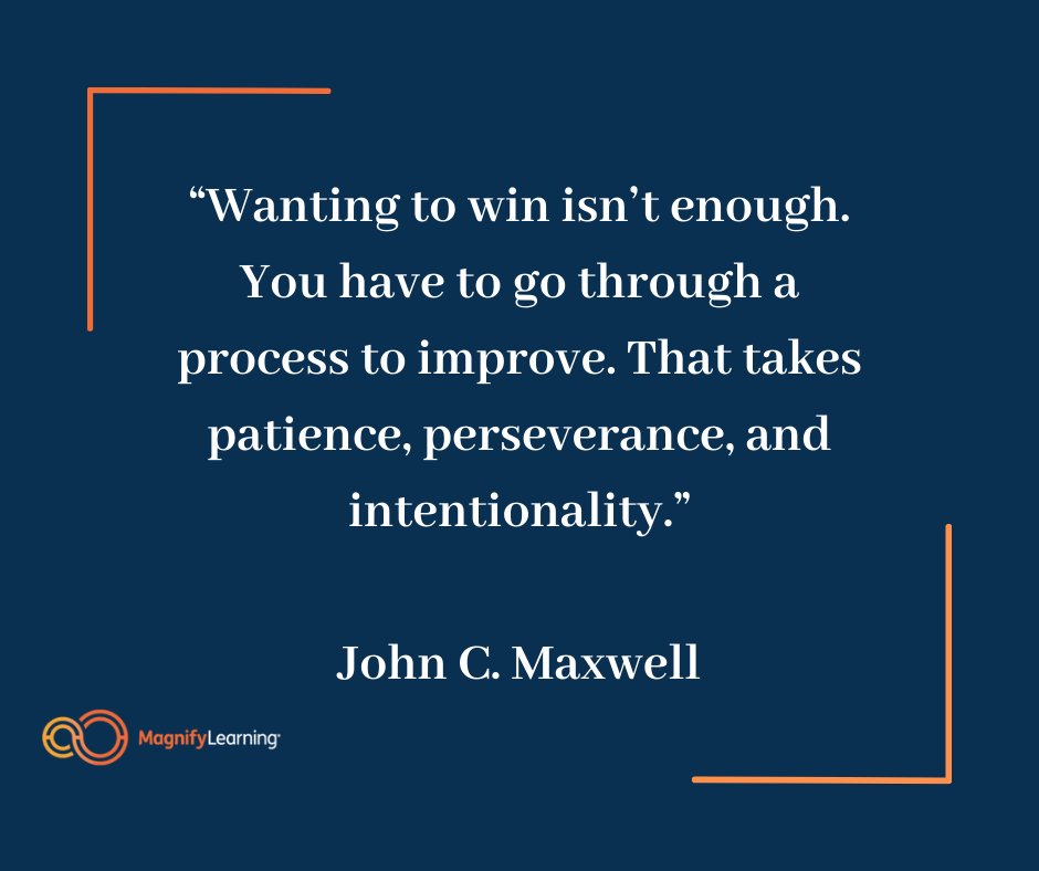 ryansteuer's tweet image. #PBL #ProjectBasedLearning #SchoolLeadership
“Wanting to win isn’t enough. You have to go through a process to improve. That takes patience, perseverance, and intentionality.”
-John C. Maxwell