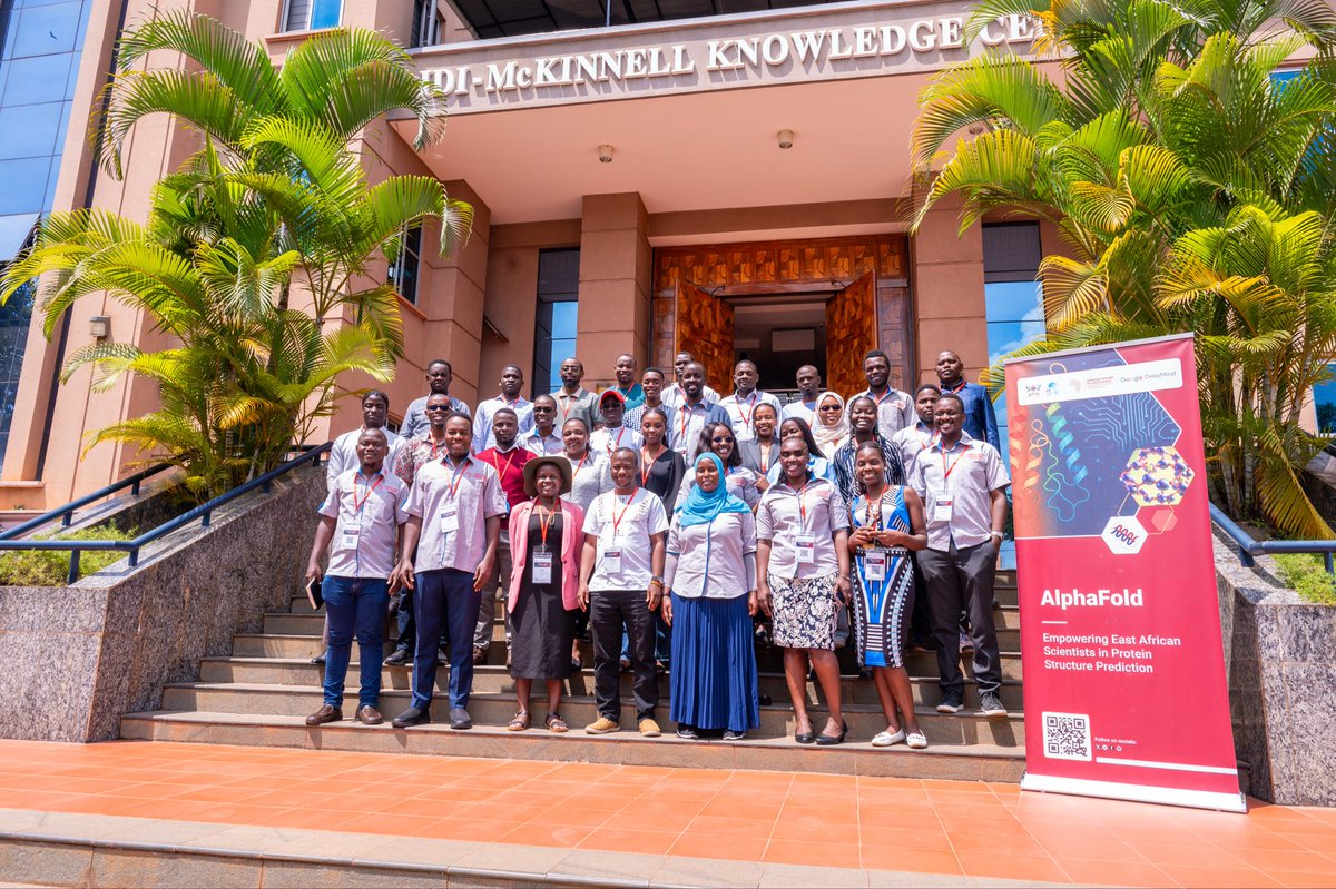 IrankundaJDA's tweet photo. 🥇 Incredible week at the #AFContestUG2025! We are thrilled that our team (Watano) took home first place @AceUganda @Makerere ! Congratulations team members and other contestants: you’re so great👏👏With #alphaFold we are solving real problems related to protein structure https://t.co/wNghPHk0bX