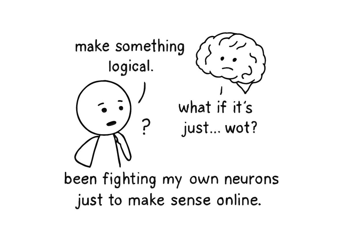 node_anonymous's tweet image. Sometimes I just want to follow the vibes.
But end up asking myself wot to post.
Then I remember I can talk about @wotcabal