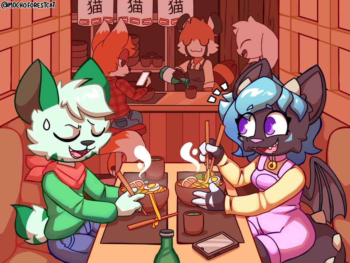 comiendo ramen! <a href="/DraxiSweetSpicy/">Draxi SweetSpicy</a>