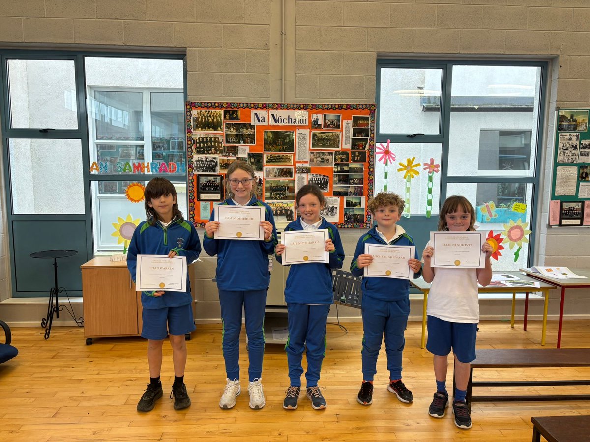 Comhghairdeas le Gaeilgeoirí na Seachtaine seo!