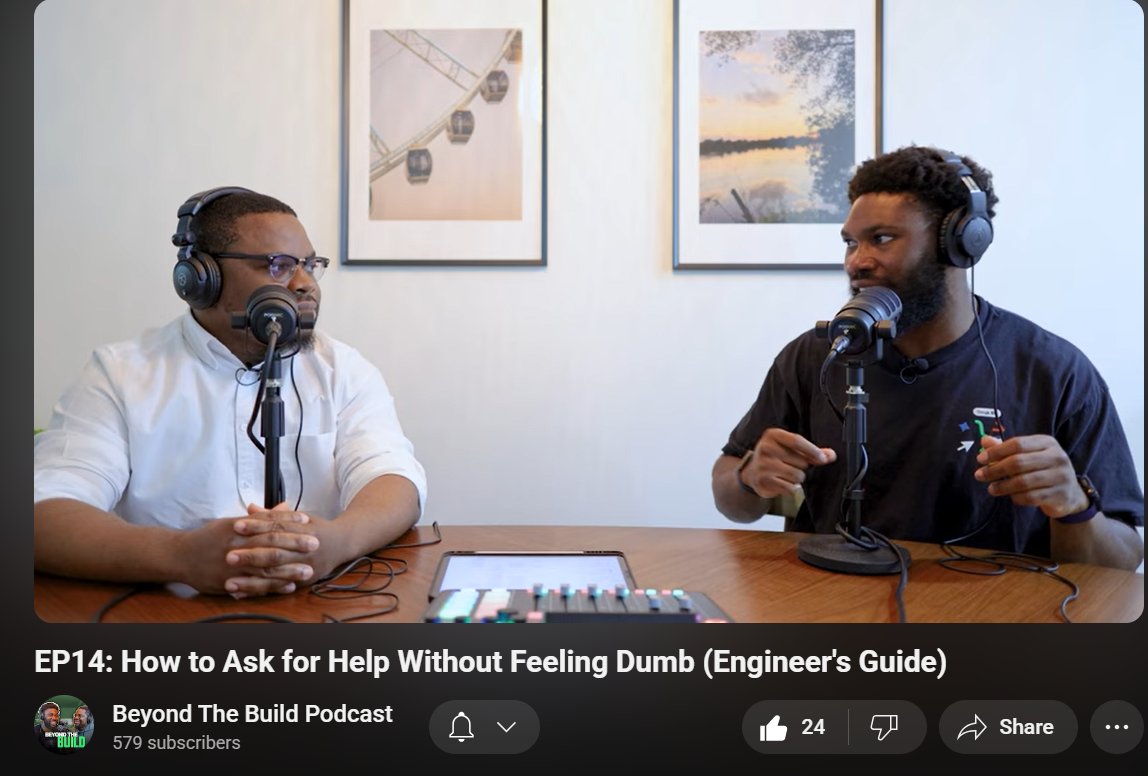 Smartlify01's tweet image. This has to be one of the best Engineering podcasts out there.
Yt: @ BeyondTheBuild_Podcast
youtube.com/@BeyondTheBuil…