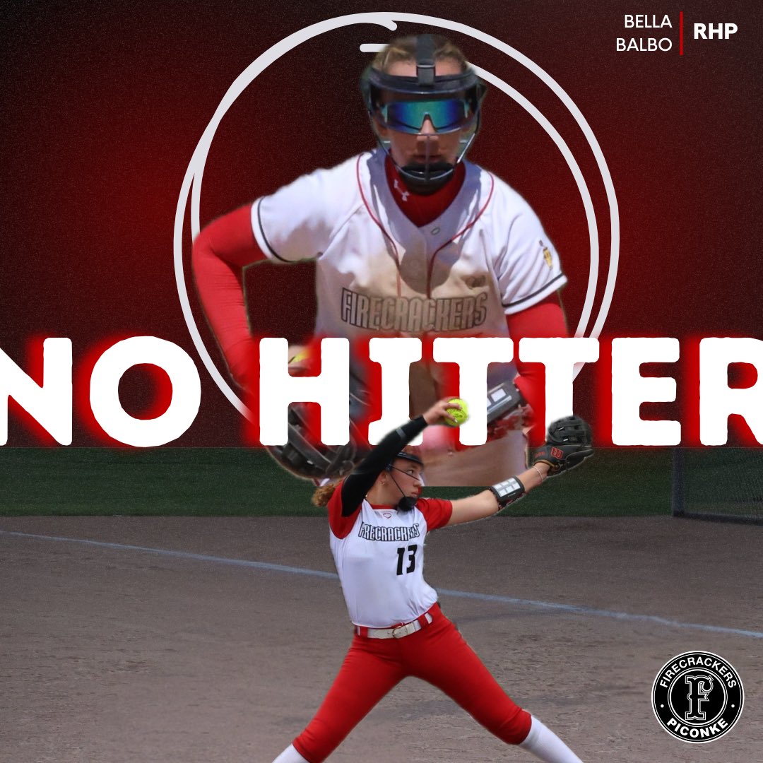 FCNatlPiconke's tweet image. And another NO HITTER for @bellabalbo2029! 🥵💪🏼🧨🧨🧨

#FCStrong #ClassOf2029 #Showcase #Softball @d1fastpitch1 @thealliancefp @AGLSoftball @ExtraInningSB @LineDsoftball