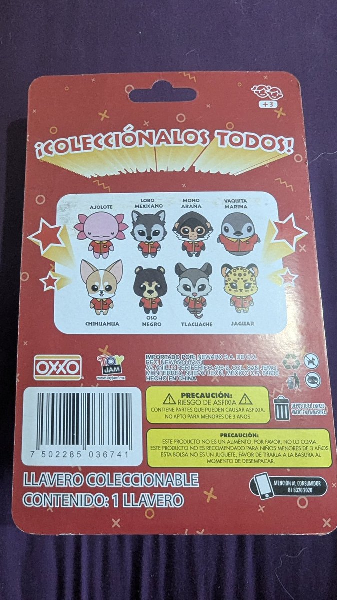 Les presumo mi llavero del Oxxo x3