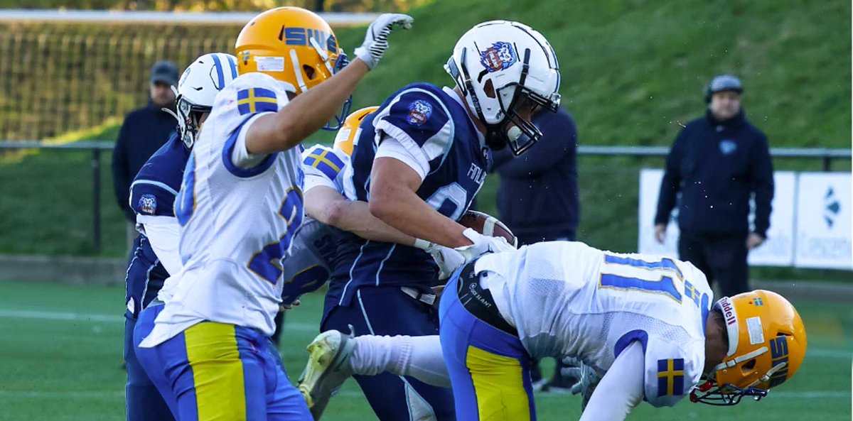 Suomen 🇫🇮 U17-nuoret eivät jättäneet epäselväksi kenellä on Pohjolan valtikka hallussaan nuorten jenkkifutiksessa. Suomi otti suvereenin 34–6 (14-6) voiton Ruotsista 🇸🇪 Kööpenhaminassa lauantaina pelatussa PM-turnauksen loppuottelussa 🏈

LUE LISÄÄ: jenkkifutis.fi/suomen-u17-nuo…