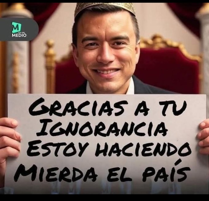Resulta que los hijos de puta de los morados le exigen seguridad a la <a href="/CONAIE_Ecuador/">CONAIE</a> y no al inepto de Daniel Noboa.
Váyanse todos a la verg@.