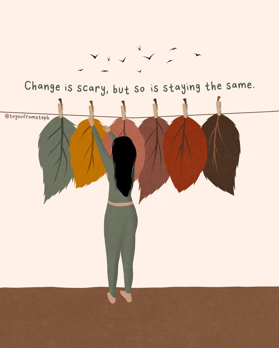 anisagulzar29's tweet photo. Staying the same is a scarier thought to me 🍂 change can be hard but it can also be so rewarding 🍁 

Cheers, Steph x 

#autumn #autumnvibes🍁 #autumnart #fallart https://t.co/8eUamv0kAC