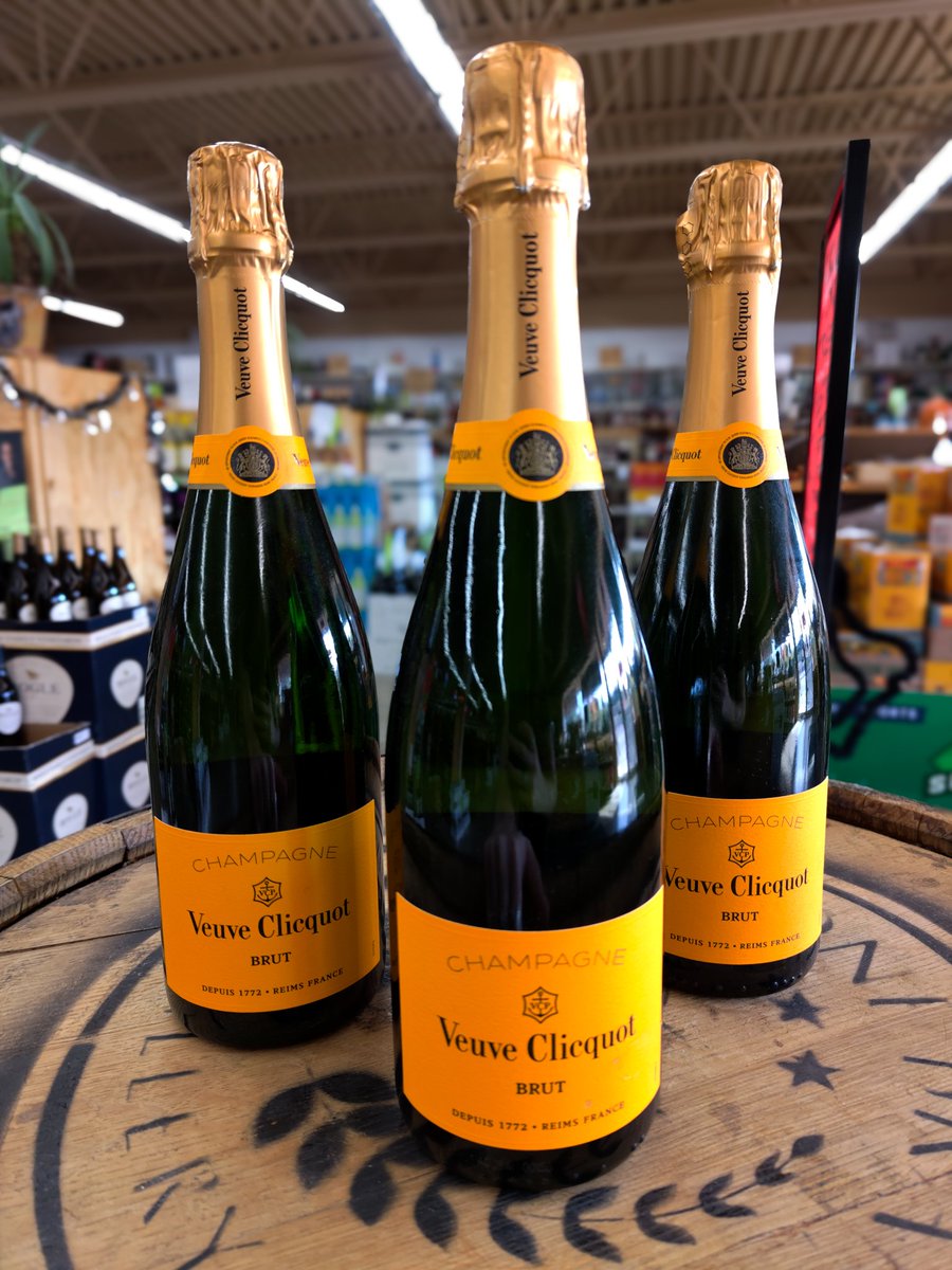 🍾 Pop the bubbly without popping your budget!

Veuve Clicquot Brut is now just $69.99, save $7 on the iconic champagne that defines celebration. 🥂

Must be 21+ to purchase. #VeuveClicquot #Champagne #Sale