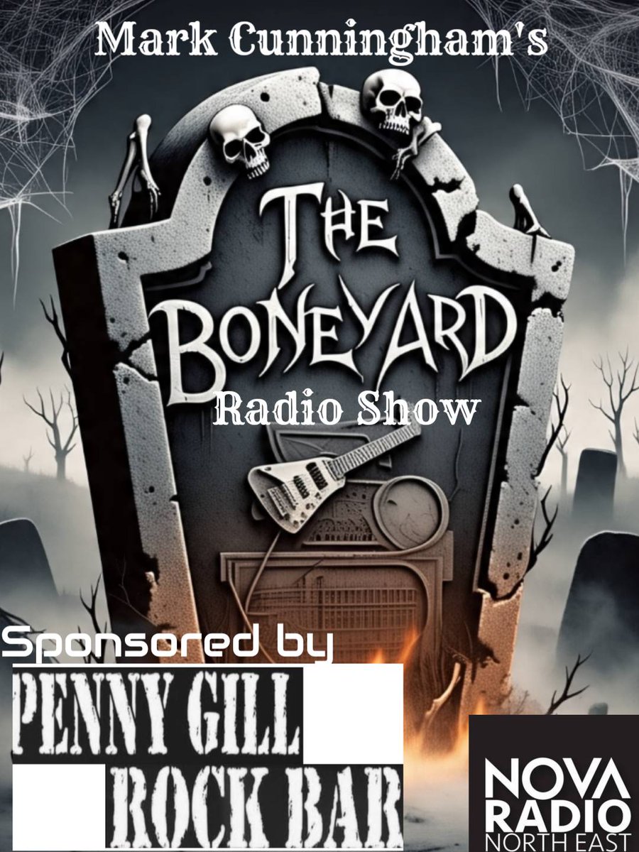 On air from 8pm The boneyard rock show with Mark Cunningham in association with Penny gill rock bar