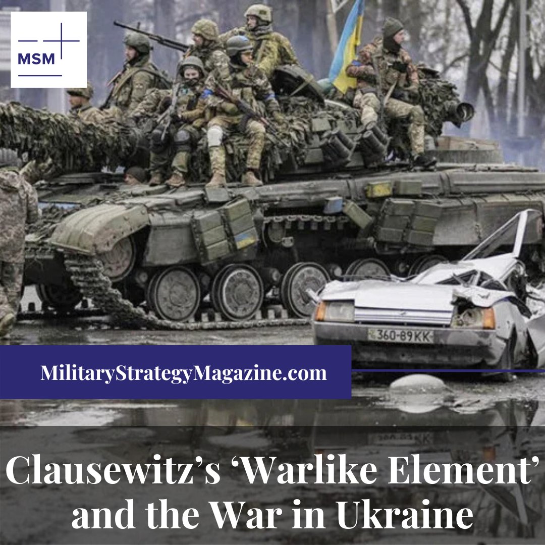 One of the most insightful articles on #Clausewitz and the War in Ukraine. The ‘Warlike Element’ – one of Clausewitz’s most critical concepts – will help you better understand this ongoing and bloodiest armed conflict in Europe since WWII.

Free to read 👉 msml.ink/4o07Dp0