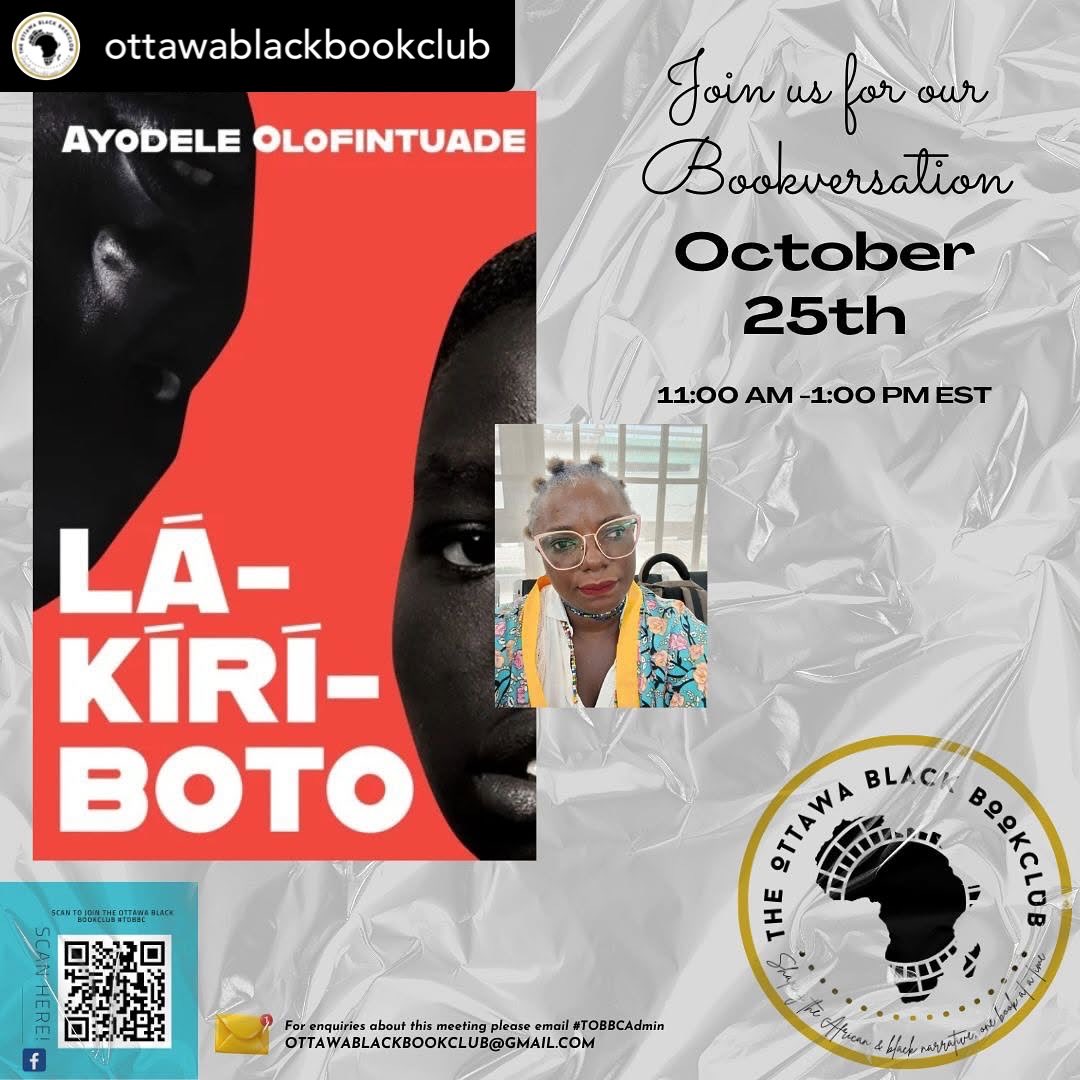 Join us the October as we chat about “badly”behaved women with @ayodeleolofintuade 📚❤️😁😁