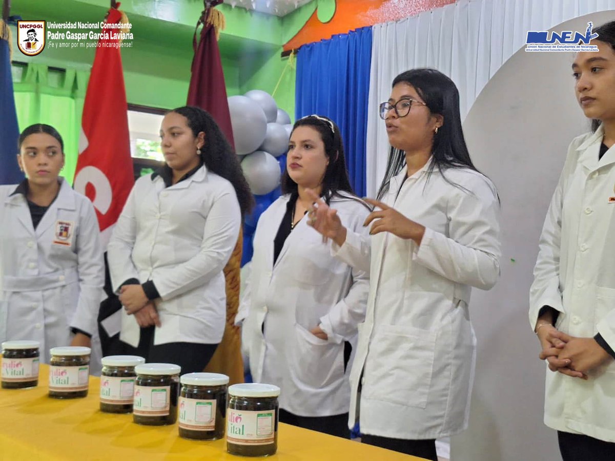 UNCPGGL_OFICIAL's tweet photo. El CUR Chinandega llevó a cabo la Feria de Presentación de Formulación y Evaluación de Proyectos Farmacéuticos, protagonizada por los estudiantes de V año de la Licenciatura en Farmacia. 🧪✨

#somosuncpggl #SomosUNEN https://t.co/Z9EBaQwoIM