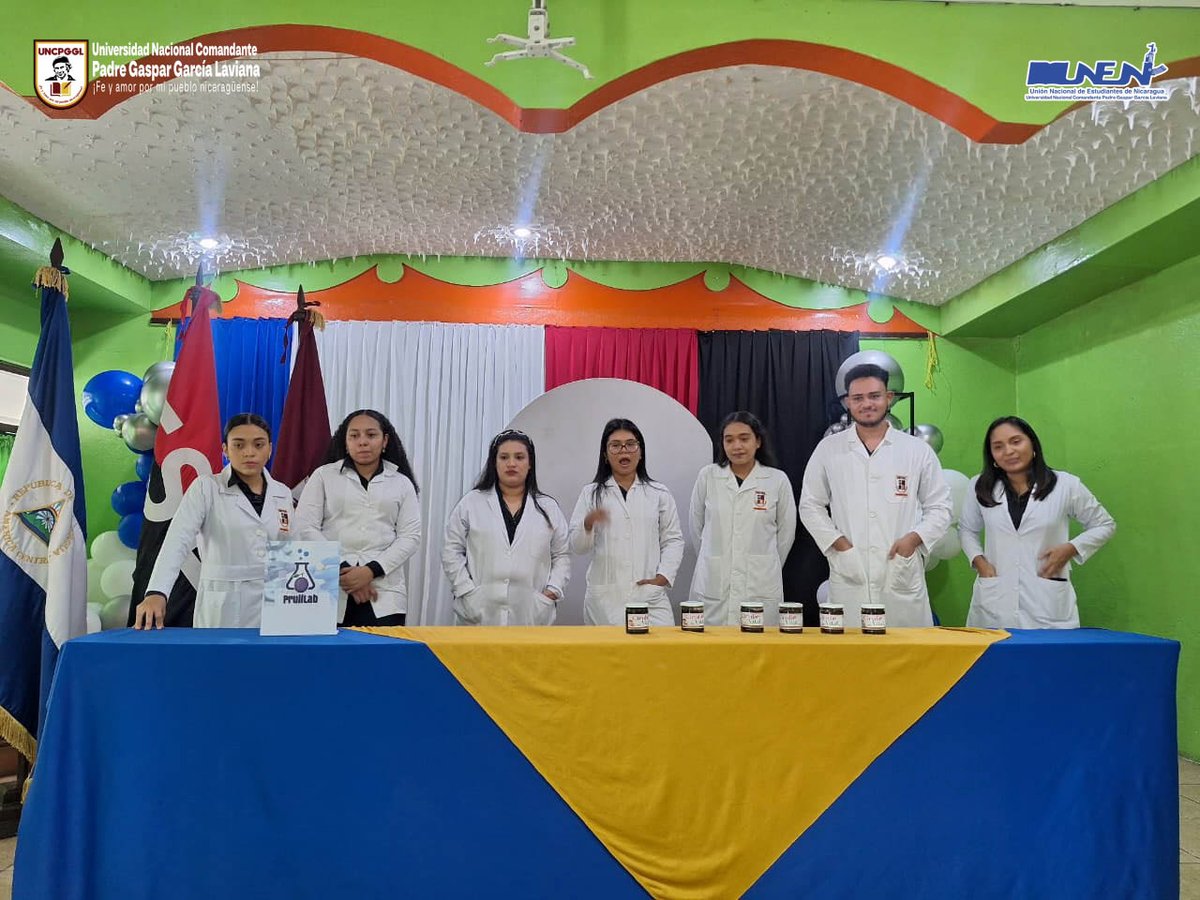 UNCPGGL_OFICIAL's tweet photo. El CUR Chinandega llevó a cabo la Feria de Presentación de Formulación y Evaluación de Proyectos Farmacéuticos, protagonizada por los estudiantes de V año de la Licenciatura en Farmacia. 🧪✨

#somosuncpggl #SomosUNEN https://t.co/Z9EBaQwoIM