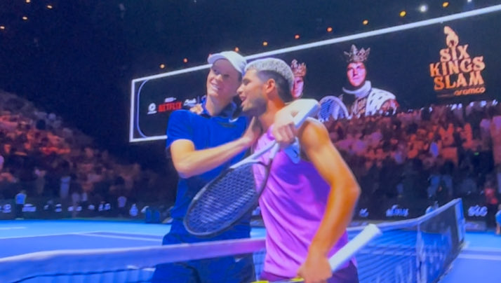 MarcoBeltrami79's tweet image. “Volteggia come una farfalla, pungi come una vespa”

#Sinner si conferma il re dei re del Six Kings Slam battendo ancora Carlos Alcaraz.

Deciso, cattivo, sempre concentrato, e con un servizio super convincente. Nella solita sfida “pugilistica” con lo spagnolo, questa volta i…