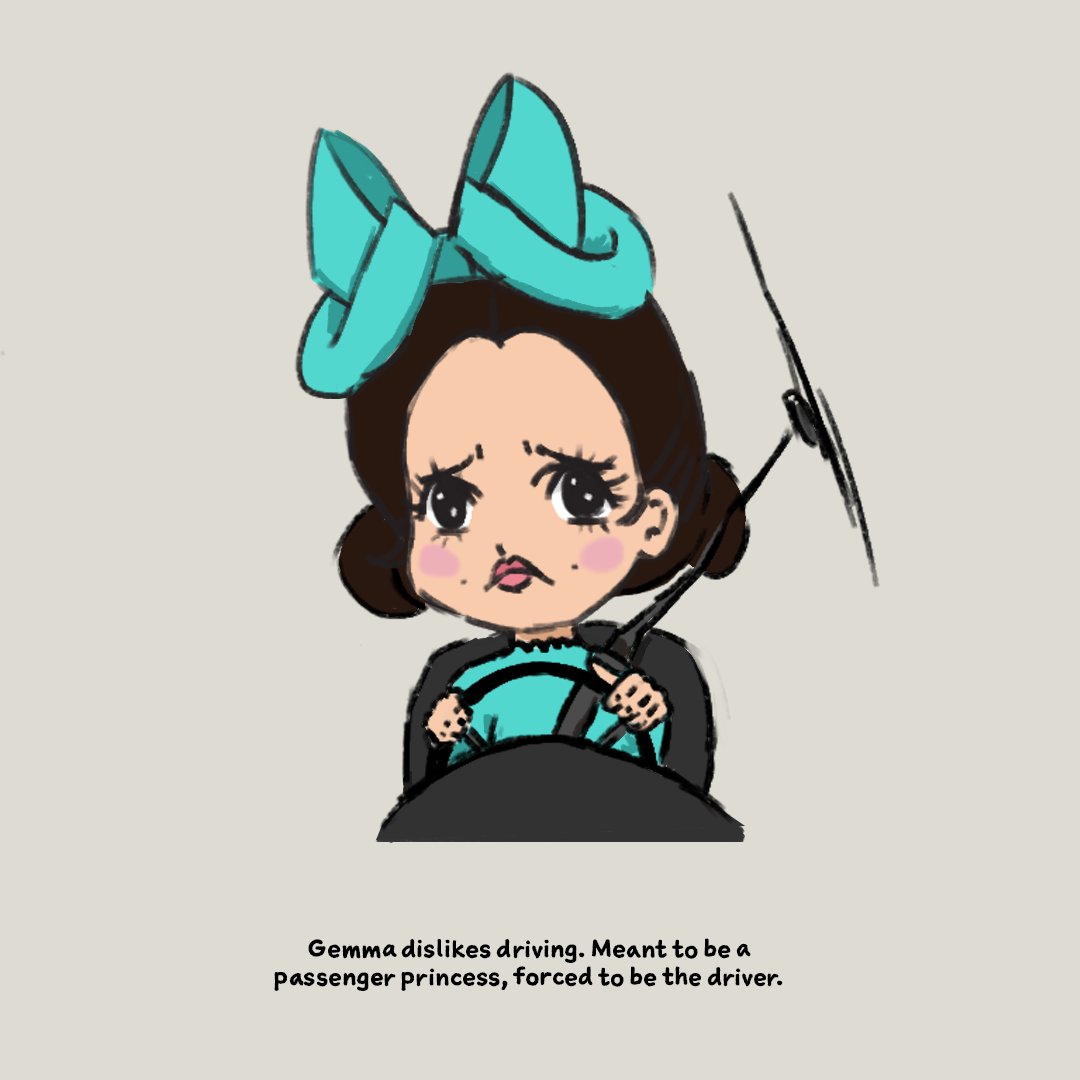Gemma_Charming's tweet photo. Driving makes Gemma Anxious

#originalart #art #digitalart https://t.co/KqFyYQ076s