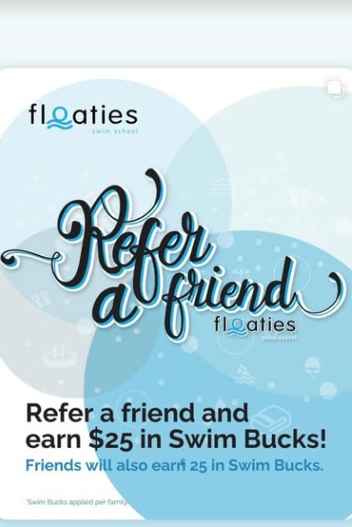 floaties's tweet photo. Spread the word and get rewarded! ✨

Refer a friend to Floaties Swim School and you BOTH get $25 in Swim Bucks!

Ready to get started? Tag a friend who needs to see this!

#Floaties #ReferralProgram #SwimGoals #SavingMoney #SwimLife https://t.co/albTfO01lA