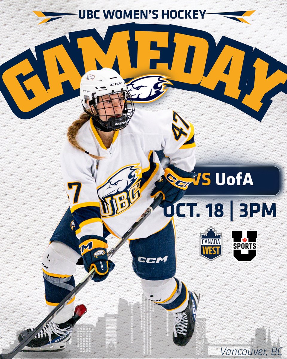 Game 2 vs the Pandas — time to bring the heat 🔥🐦 

🏒 <a href="/ubctbirds/">UBC Thunderbirds</a> vs @pandaswhky 
⏰ 3pm
📺 CanadaWest TV
📍Father David Bauer 

#gobirdsgo